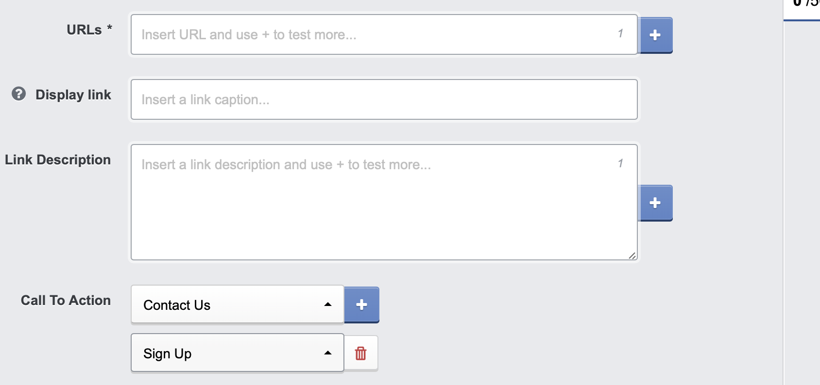 AdEspresso's a/b testing tool for copy