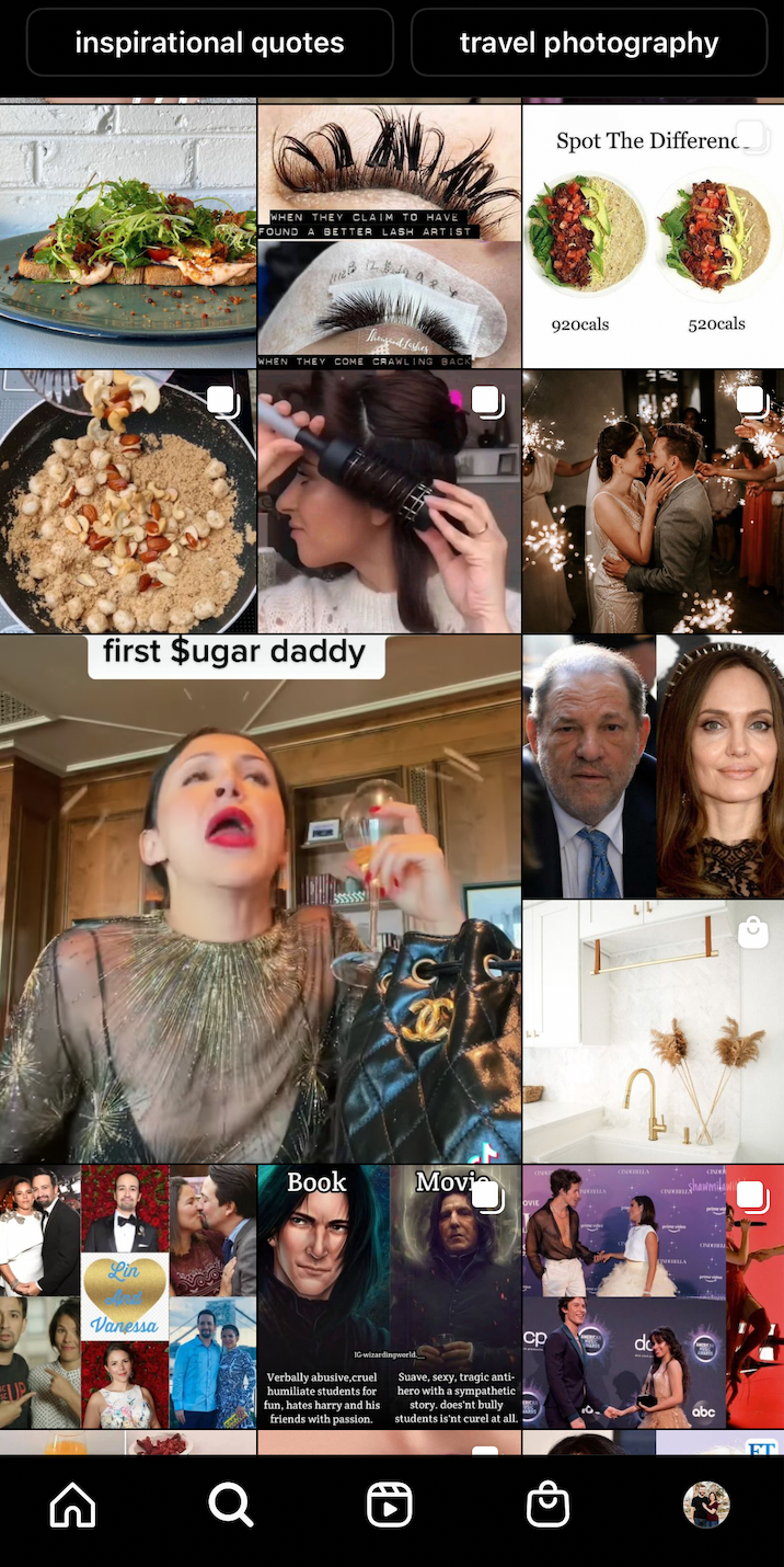 Instagram explore ads