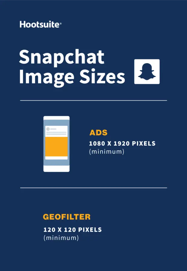 Snapchat image sizes in 2022