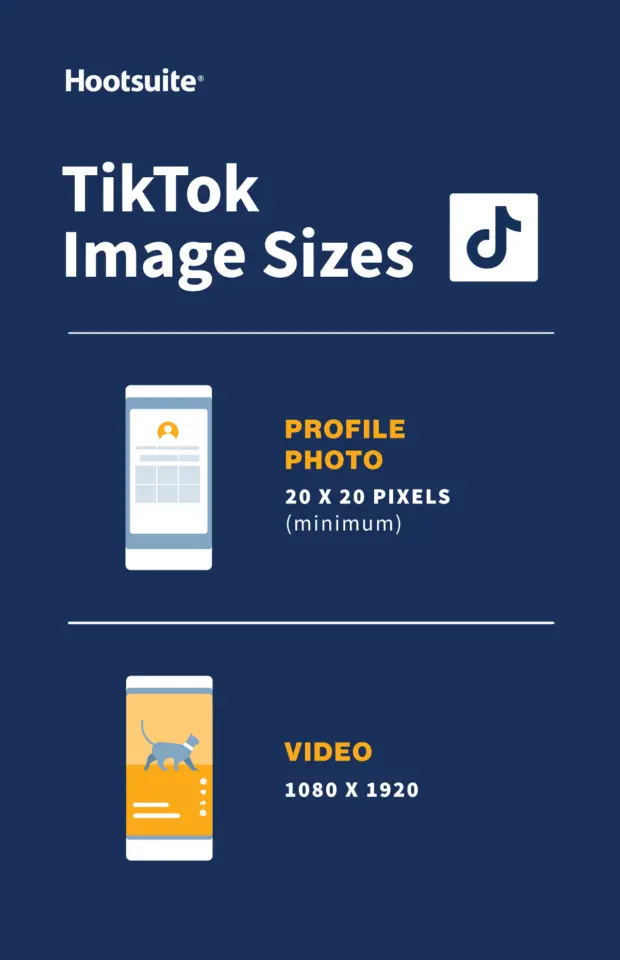 TikTok image sizes in 2022