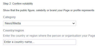 Filling in verification request: Confirming notability