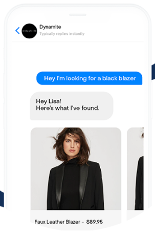 AI chatbot recommending products